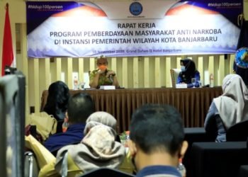 Masih Dimasa Pandemi, Sekda Banjarbaru Ingin Perhatian Terhadap Narkoba Tidak Terjadi Pasang Surut
