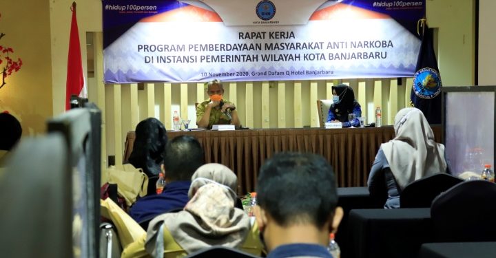 Masih Dimasa Pandemi, Sekda Banjarbaru Ingin Perhatian Terhadap Narkoba Tidak Terjadi Pasang Surut