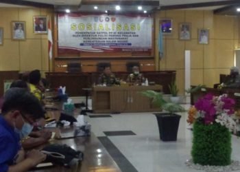 Benhard E Rondonuwu Lakukan Sosialisasi Tentang PP No 16 Tahun 2018 Kepada Pemerintah Kabupaten Banjar