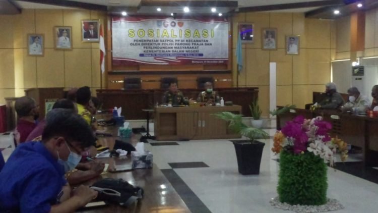 Benhard E Rondonuwu Lakukan Sosialisasi Tentang PP No 16 Tahun 2018 Kepada Pemerintah Kabupaten Banjar