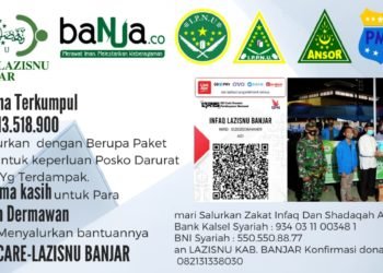 NU Care – Lazisnu Kabupaten Banjar Sudah Salurkan Bantuan Untuk Korban Kebakaran Di Kotabaru