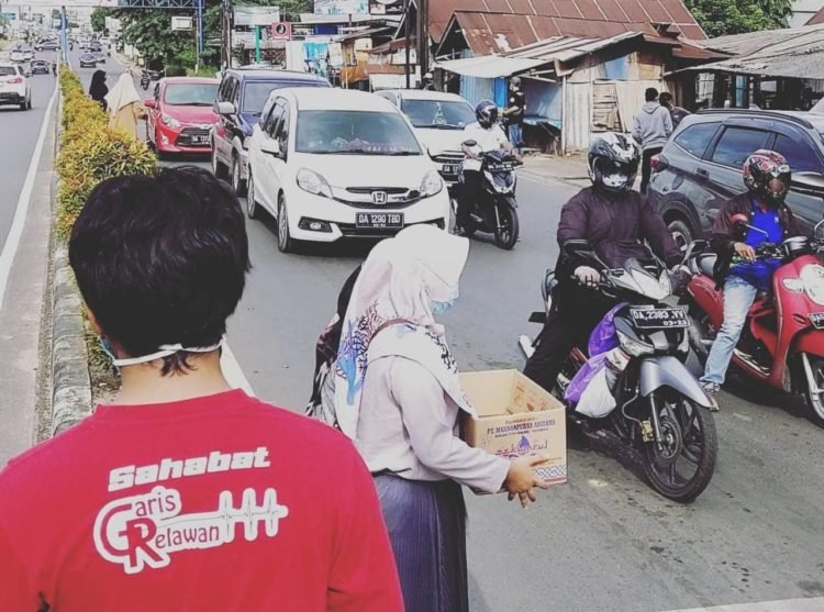 Gris Relawan Kalsel Antar Bantuan Untuk Korban Kebakaran Di Kotabaru