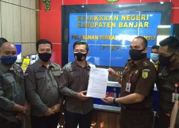 Berkas Netralitas Camat Aluh Aluh Sudah Dilimpahkan Ke Kejaksaan Negeri Kabupaten Banjar