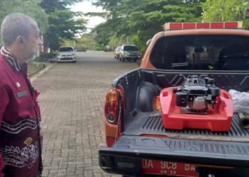 BPBD Kabupaten Banjar Mempunyai Alat Penyedot Air Apung