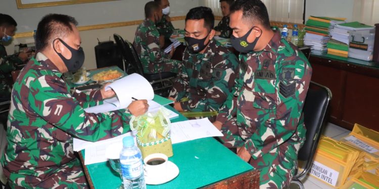 Kodim 1006 Martapura Kedatangan Tim Pengawas Dan Pemerikasa