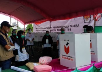 KPU Kabupaten Banjar Lakukan Simulasi Pemilihan