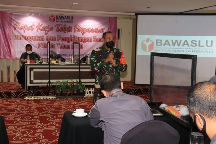 Dandim 1006 Martapura: Perhatikan Protokol Kesehatan Saat Pemilihan