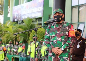 Dandim 1006/ Martapura Gelar Apel Pasukan Untuk  Pengamanan Pilkada,