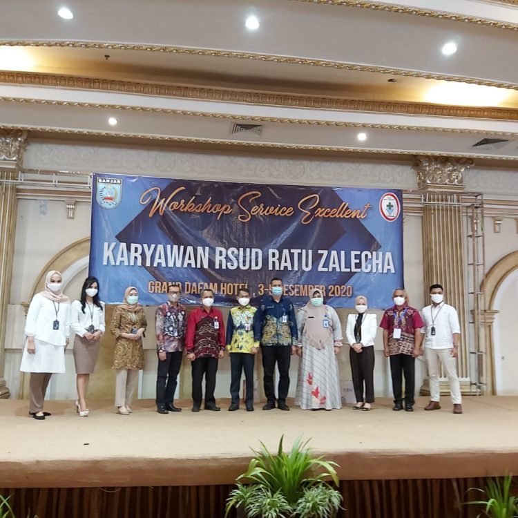 RSUD Ratu Zalecha Lakukan Workshon Cervice Excellent Kepada Karyawannya