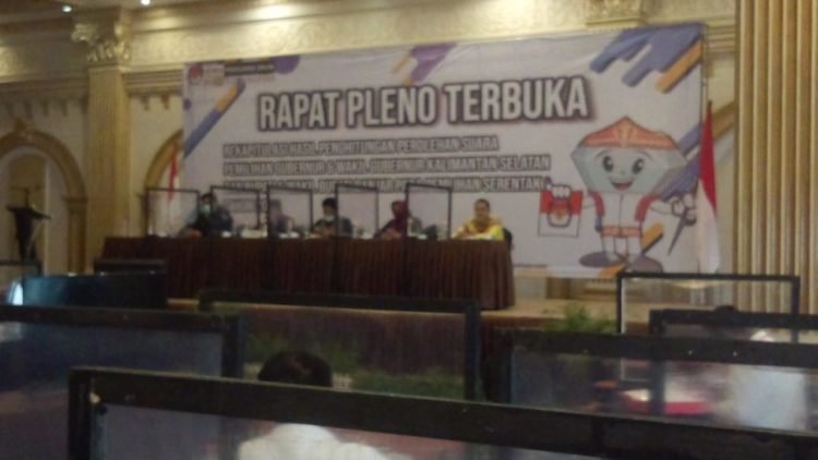 KPU Kabupaten Banjar Gelar Rapat Pleno Terbuka Pilkada Serentak