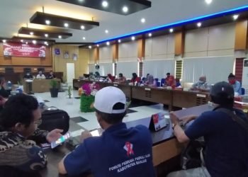 KPA Kabupaten Banjar Lakukan Evaluasai Kegiatan Tahun 2020