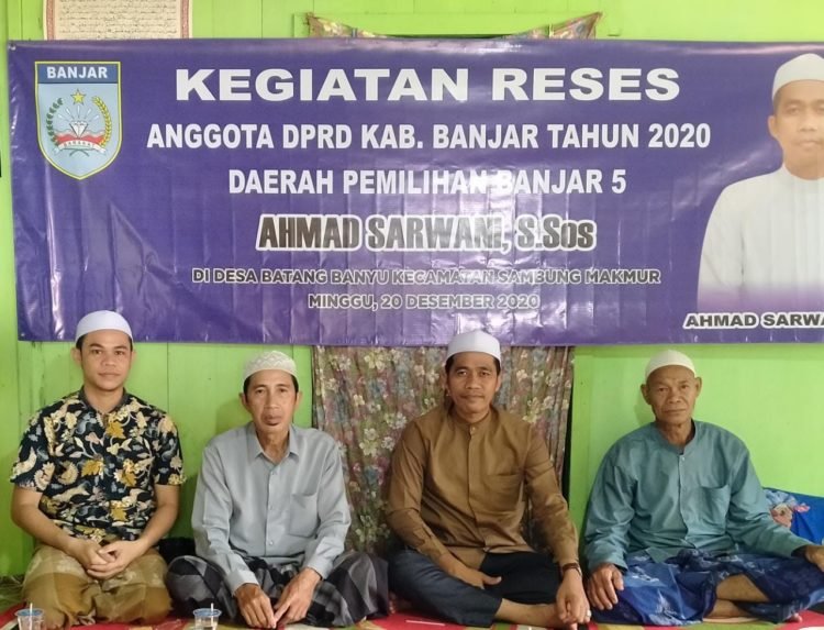 Warga Batang Banyu Sampaikan Aspirasi Kepada Anggota DPRD Kabupaten Banjar Saat Reses