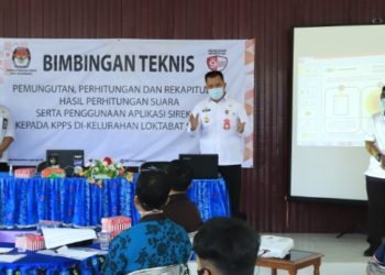 Bernhard Datangi Posko Bimtek Pemilu
