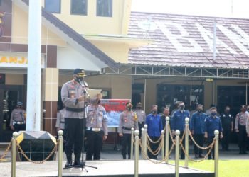 Kapolres Banjar Himbau Anggota Agar Jaga Netralitas