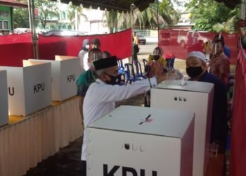 Bupati Banjar Lakukan Pencoblosan Dan Monitoring Pelaksanaan Pilkada