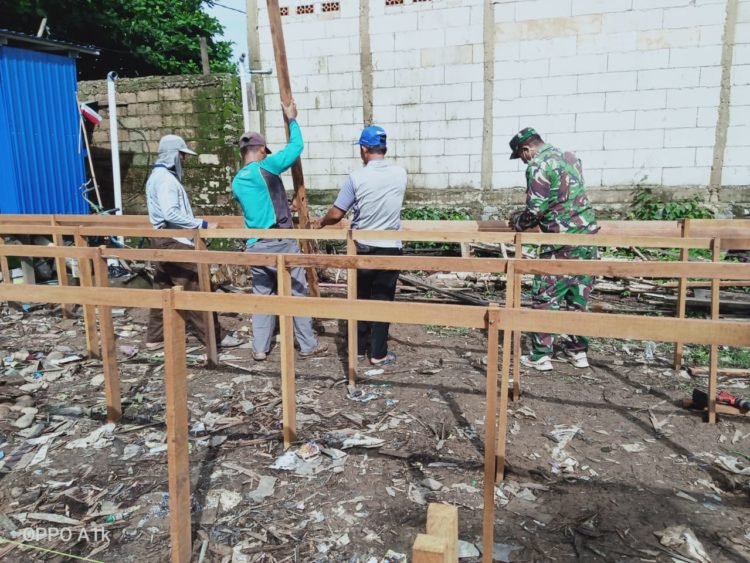 Koramil 1006-06/ Martapura Berusaha Membantu Untuk Pembangunan Rumah