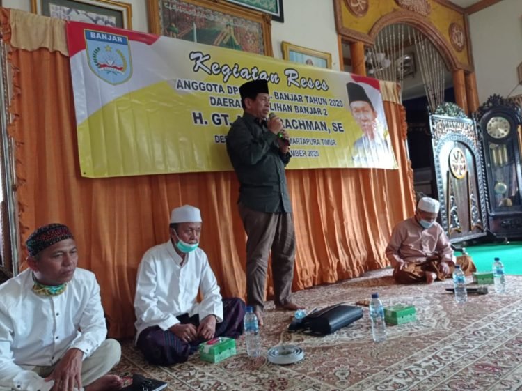 Ada 3 Poin Yang Disampaikan Masyarakat Kepada H. Gusti Abdurrahman Saat Reses