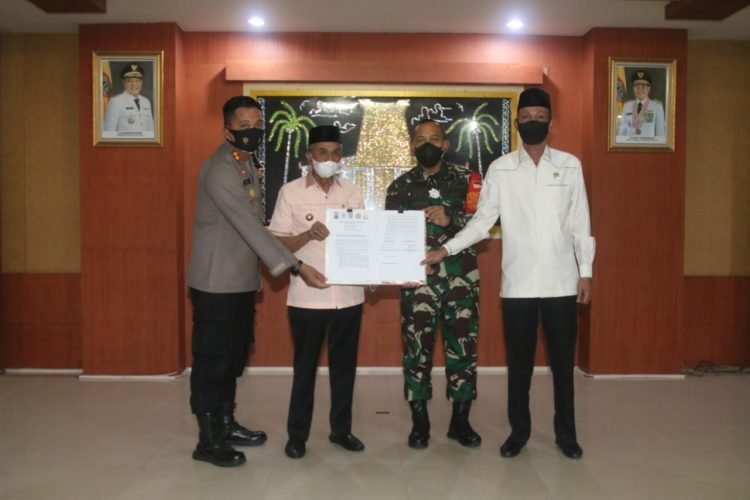 Natal dan Tahun Baru 2021, Kabupaten Banjar Bersama Forkopimda Terbitkan Maklumat
