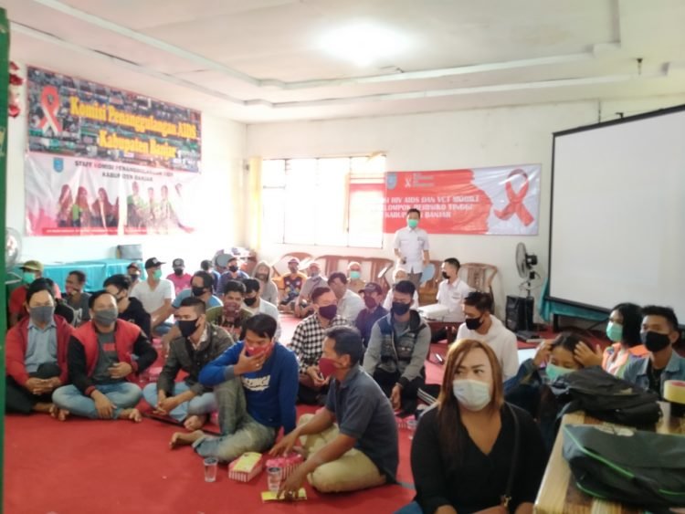 KPA Kabupaten Banjar Sosialisasi Dan Pemeriksaan VTC Mobil Untuk Kalangan Berisiko