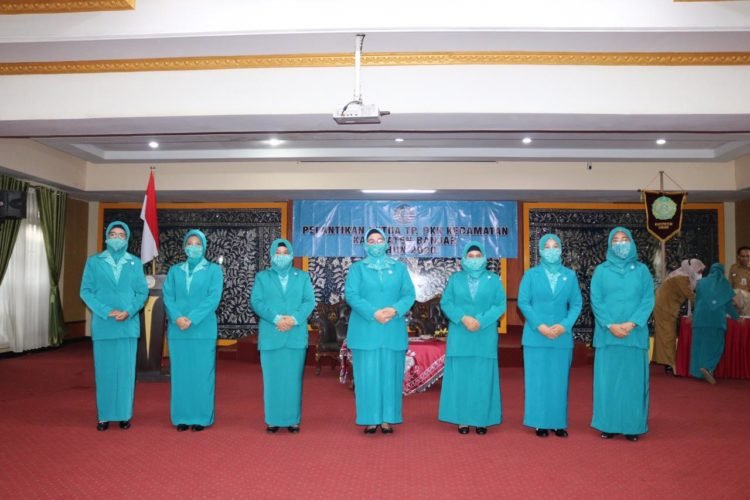 Ketua PKK Kecamatan Di Kabupaten Banjar Dilantik