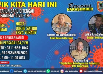 Dandim Martapura Menghimbau Masyarakat Tiadakan Aktivitas Malam Pergantian Tahun Di Luar