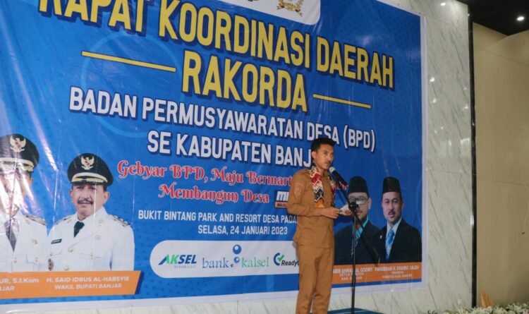 Saat Rakorda, PABPDSI Kabupaten Banjar Harapkan Mobil Operasional