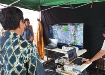 Kominfo Kabupaten Banjar Pasang CCTv Untuk Memudahkan Pemantauan Haul