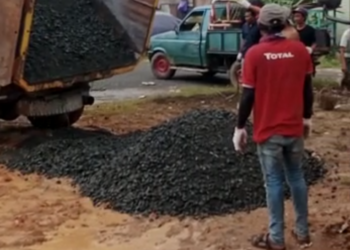Lobang Dan Dapur Umum Diurug Dengan Batu Split Sambut Haul Ke 18 Abah Guru