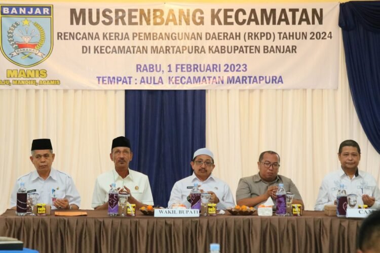 Sebanyak 465 Usulan Dari 26 Desa Dan Kelurahan Di Kecamatan Martapura Dibahas