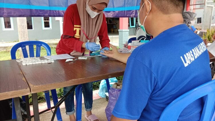 Ratusan WBP Lapas Kelas IIB Banjarbaru Test HIV-AIDS, Hasilnya?