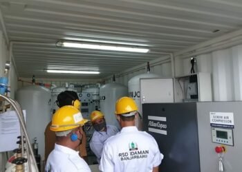 Tak Perlu Khawatir Kurang Stok, RSD Idaman Kota Banjarbaru Kini Punya Generator Oksigen