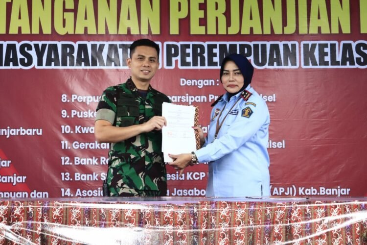 Kodim Banjar Dukung Lapas Perempuan Martapura Dalam Peningkatan SDM Melalui Pembinaan Dan Keamanan