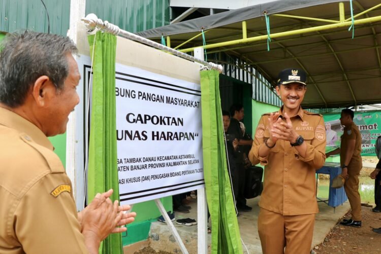 Bupati Kabupaten Banjar Resmikan LPM Gapoktan Tunas Harapan