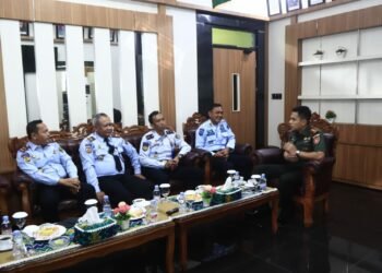 Kepala LP Narkoba Karang Intan Bersama Kepala LPKA Martapura Datangi Kodim 1006/ Banjar
