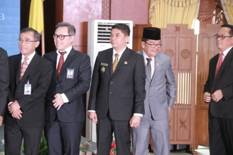 Wabub Hadiri Pengukuhan Kepala Perwakilan BI Kalsel