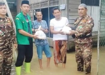 GP Ansor Respon Status Tanggap Darurat Bencana Banjir Di Kabupaten Banjar