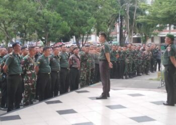 150 Orang Anggota Kodim 1006 Banjar Ikuti Arahan Menhan RI