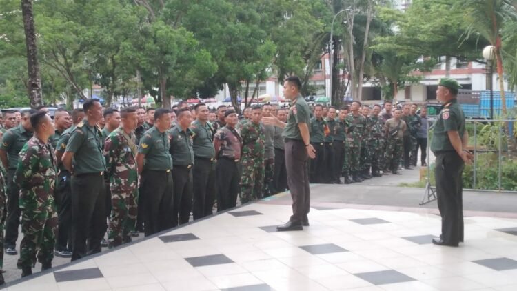 150 Orang Anggota Kodim 1006 Banjar Ikuti Arahan Menhan RI