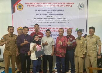 SMKN 1 Simpang Empat Lakukan MoU Dengan PT BBP Dan PT MAS Untuk Tingkatkan Pendidikan