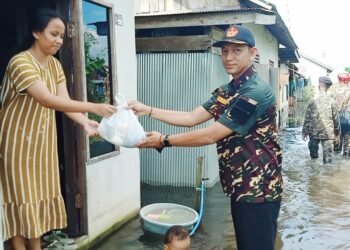 PC GP Ansor Kabupaten Banjar Kembali Bagikan Bantuan Untuk Korban Banjir