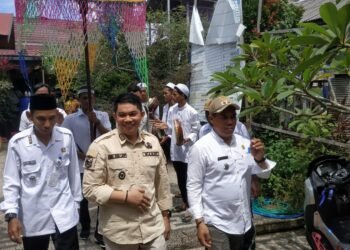 Jelang Ramadhan Wabup Kotabaru pantau Penyaluran Bansos di Desa Rampa Lama