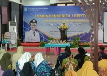 Dispersip Kabupaten Banjar Gelar Lomba Bercerita