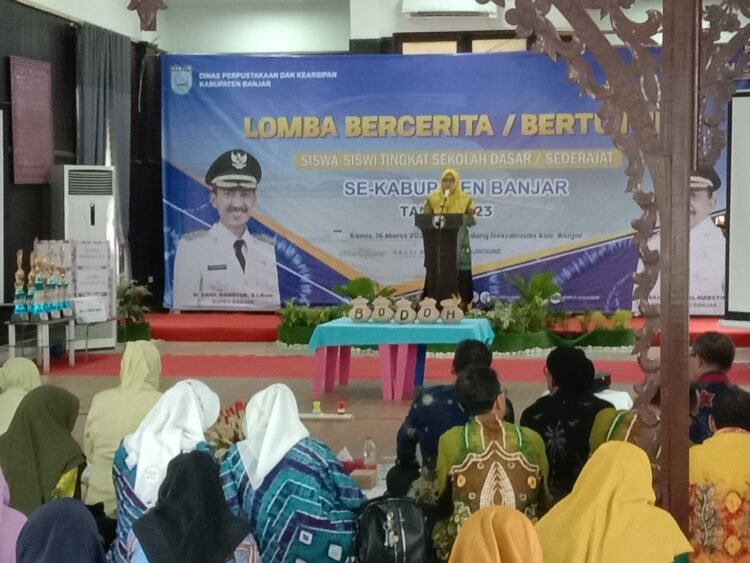 Dispersip Kabupaten Banjar Gelar Lomba Bercerita
