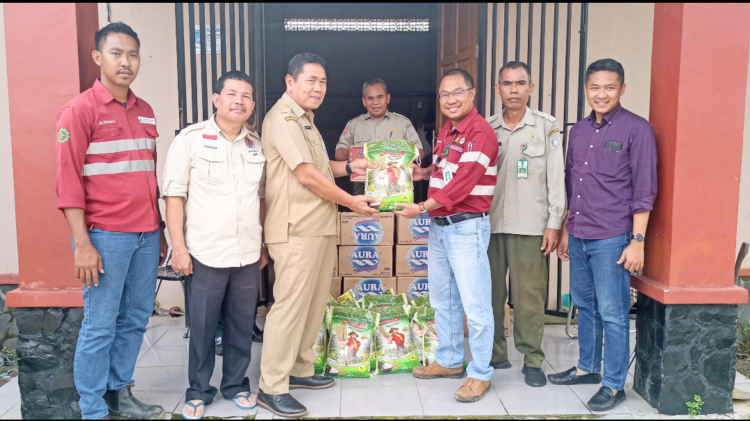 PT BPP Dan PT MAS Serahkan Bantuan Untuk Korban Banjir Melalui BPBD Kabupaten Banjar