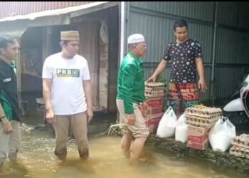 DPC PKB Kabupaten Banjar Berikan Bantuan Untuk Korban Banjir