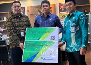 Imam dan Marbot Masjid di Kotabaru Dilindungi BPJS Ketenagakerjaan