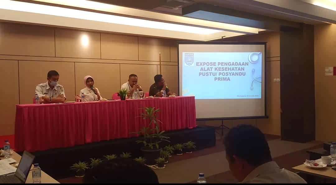 Guna Keterbukaan, Dinas Kesehatan Kabupaten Banjar Lakukan Expose Pengadaan Alkes