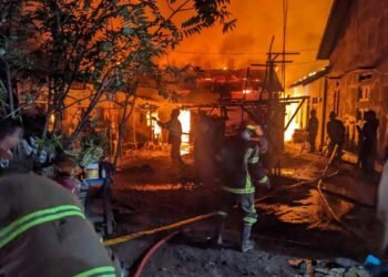 Kebakaran Di Gang Karya, Satu Warga Meninggal Dunia