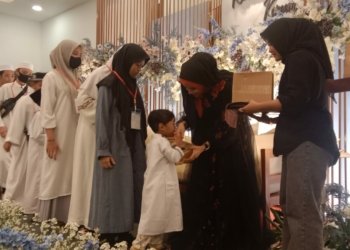 Owner Widya Esthetik Buka Puasa Bersama Ratusan Anak Yatim, Ini Tradisi Keluarga