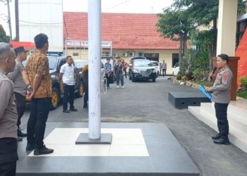 Polres Kotabaru Bagikan 1.030 paket Bansos Kepada Masyarakat Kurang Mampu